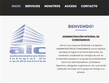 Tablet Screenshot of aic.mx