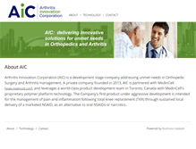 Tablet Screenshot of aic.com